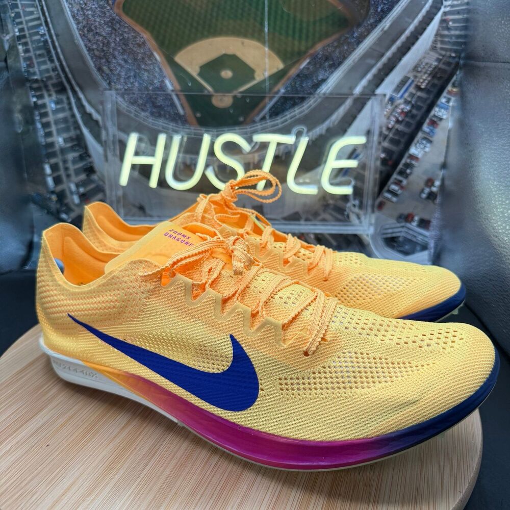 Nike ZoomX Dragonfly 2 Track Field Spikes Men Size 12.5 Citron Pulse NEW